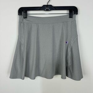 Champion Grey Gray Mini Skort Tennis Skirt Pickleball Active Athletic